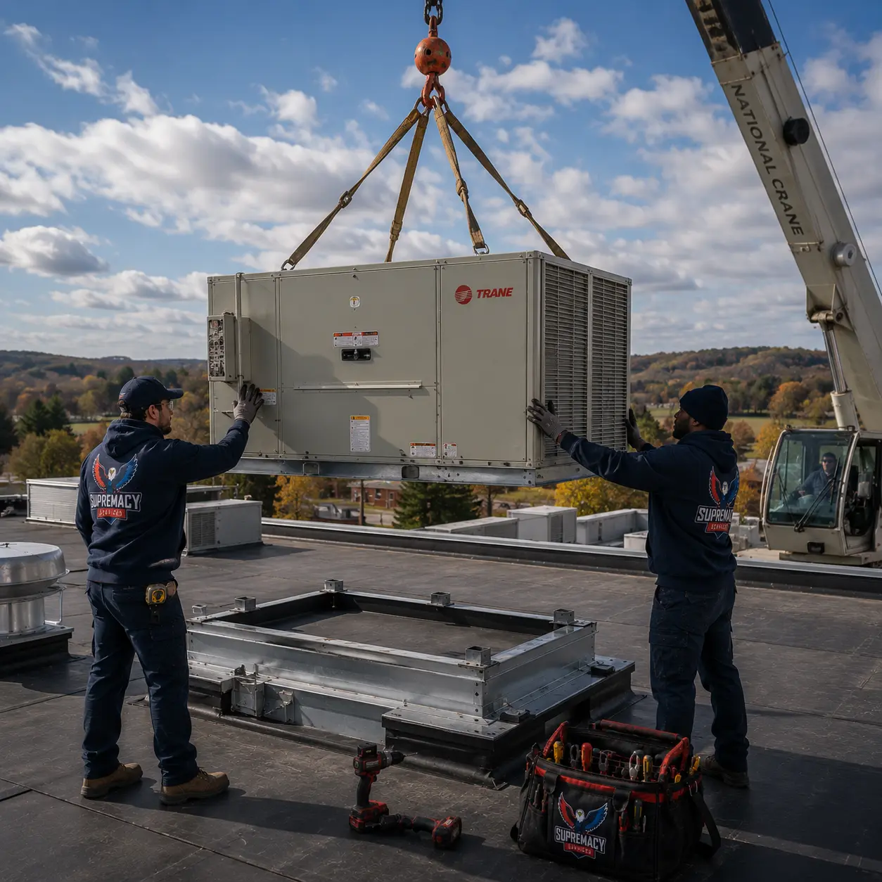 Rooftop Air Conditioner Installation Services In Dallas