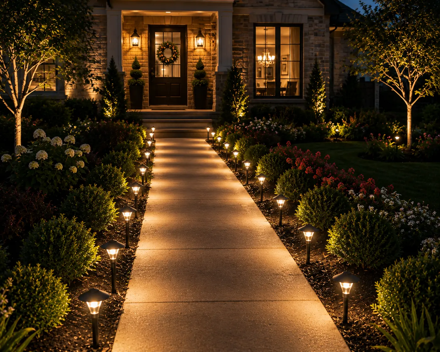 Classic Warm White Walkway