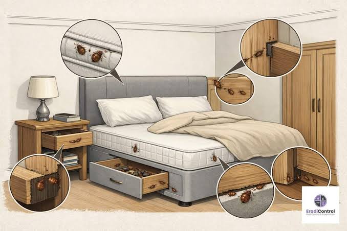 Activity Around Bed Frames