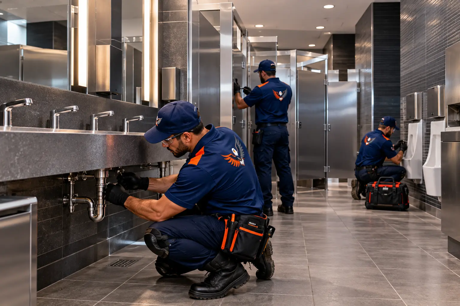 High-Traffic & Vandal-Resistant Restroom Suites