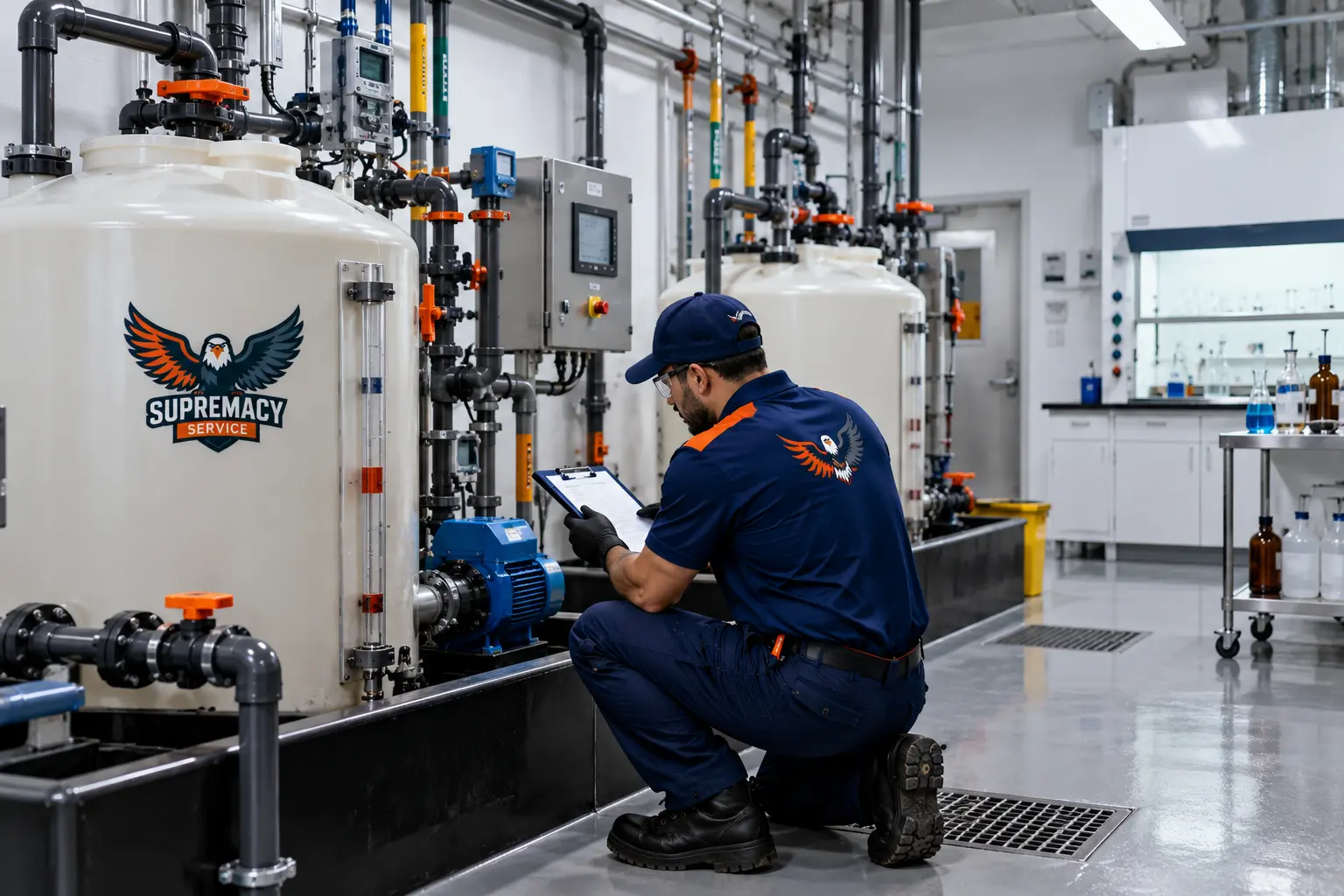 Laboratory Acid Waste & Neutralization Tanks