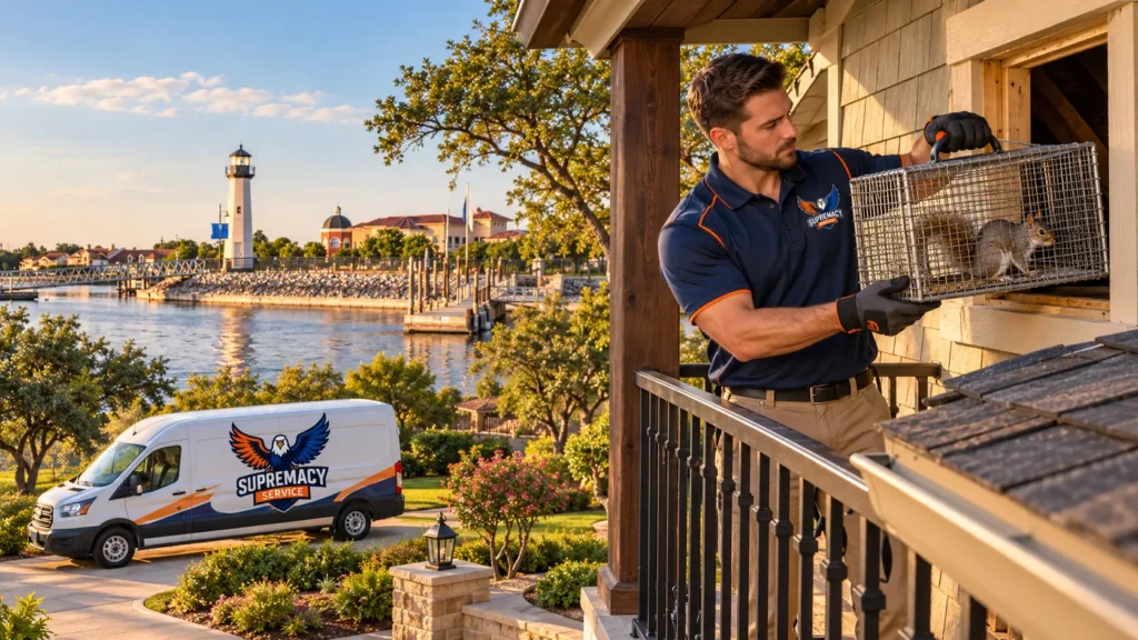 Professional pest control in Rockwall, TX for homes and businesses. Spider, cockroach, rodent, termite, mosquito, bed bug, wildlife and perimeter pest services from Supremacy Service.