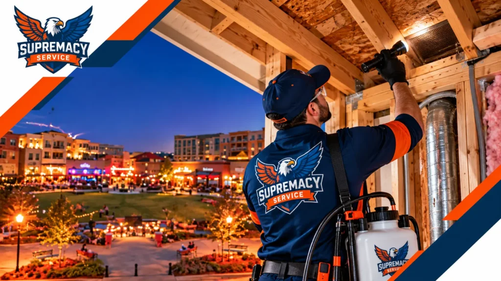 Professional pest control in Allen, TX for homes and businesses. Spider, cockroach, rodent, termite, mosquito, bed bug, wildlife and perimeter pest services from Supremacy Service.