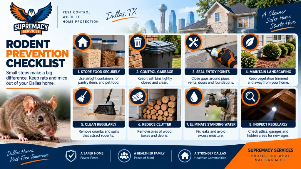 How to keep rats and mice out of your Dallas home with rodent prevention and exclusion