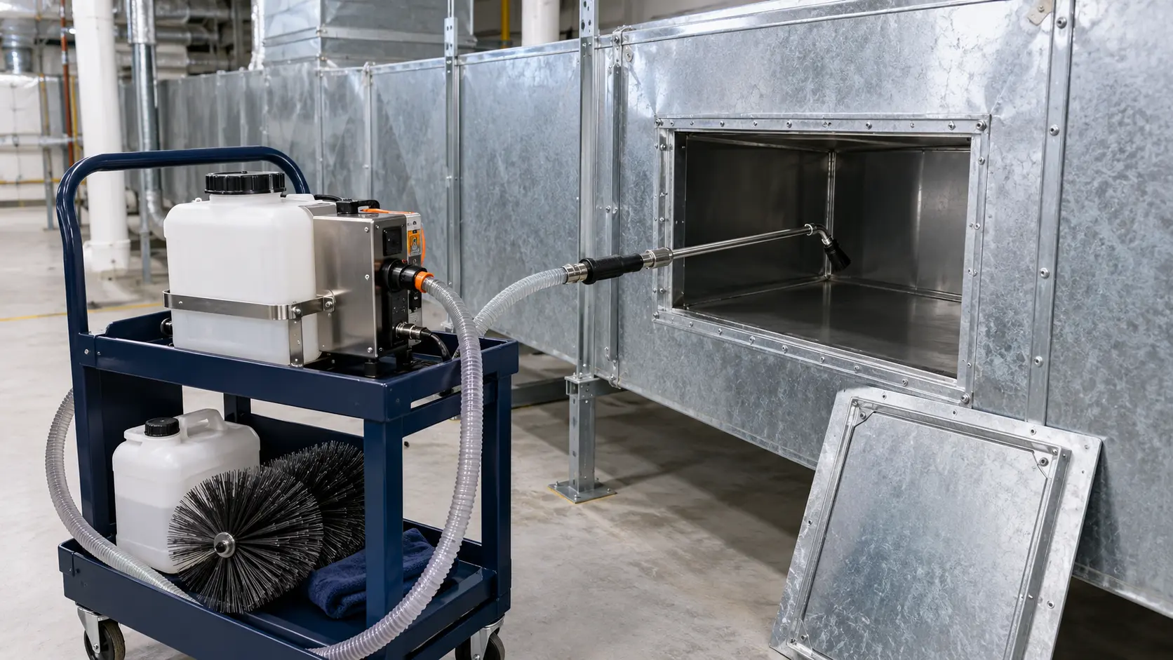 4. Antimicrobial Ductwork Sanitization