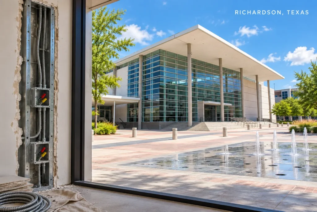 Fast 24/7 emergency electrical repairs, 200A/400A panel upgrades, Level 2 EV charger installations, and whole-home surge protection. Background-checked, licensed electricians delivering transparent flat-rate pricing to Richardson homeowners.
