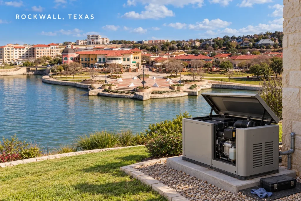 Fast 24/7 emergency electrical repairs, 200A/400A panel upgrades, Level 2 EV charger installations, and whole-home surge protection. Background-checked, licensed electricians delivering transparent flat-rate pricing to Rockwall homeowners.