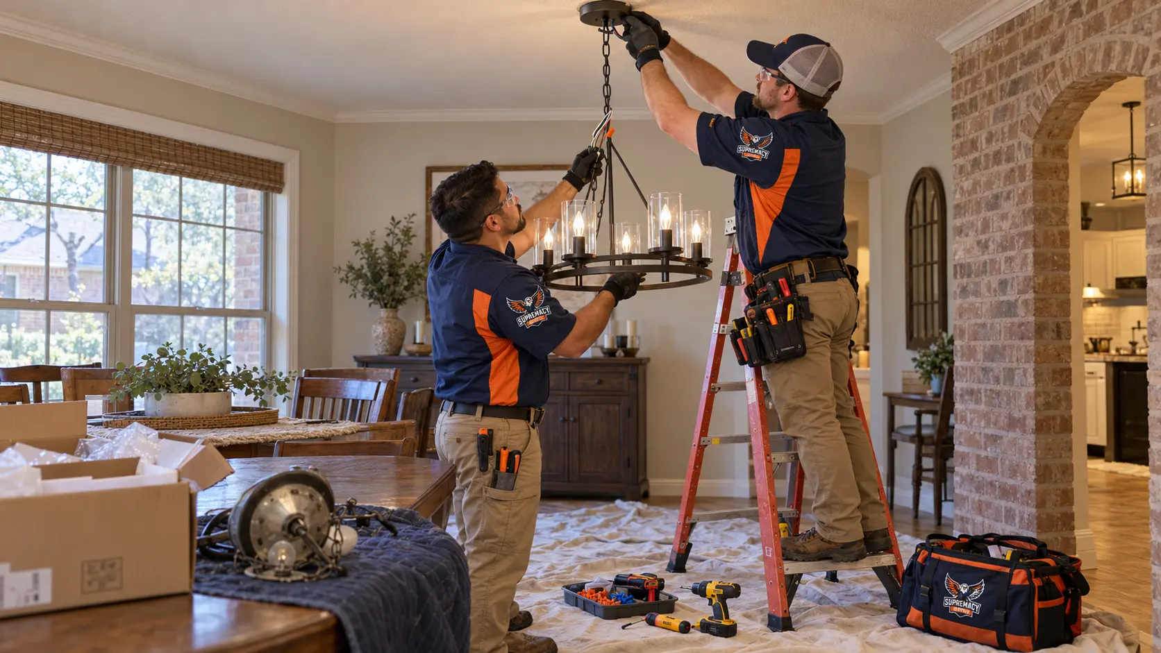 Modern Recessed Lighting Installation