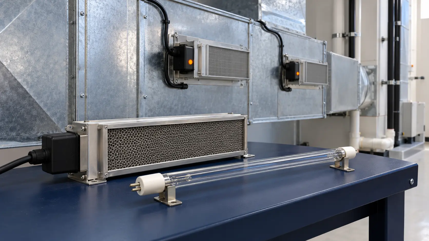 3. UV-C Germicidal Lamps & Photocatalytic Air Scrubbers